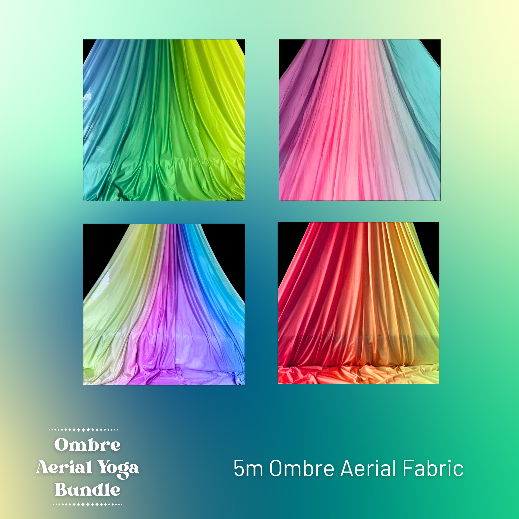 Ombre Aerial Yoga Bundle