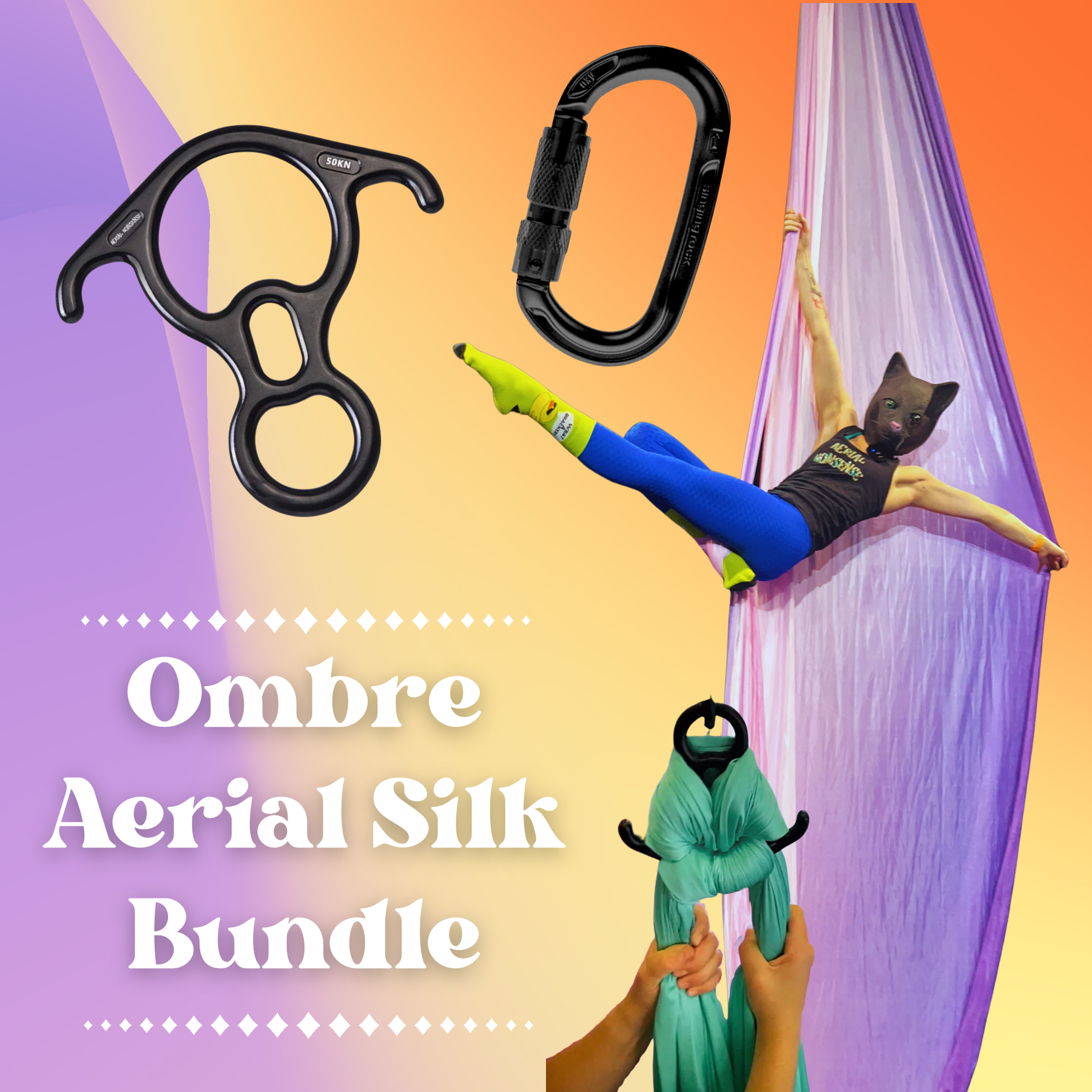 Ombre Aerial Silk Bundle