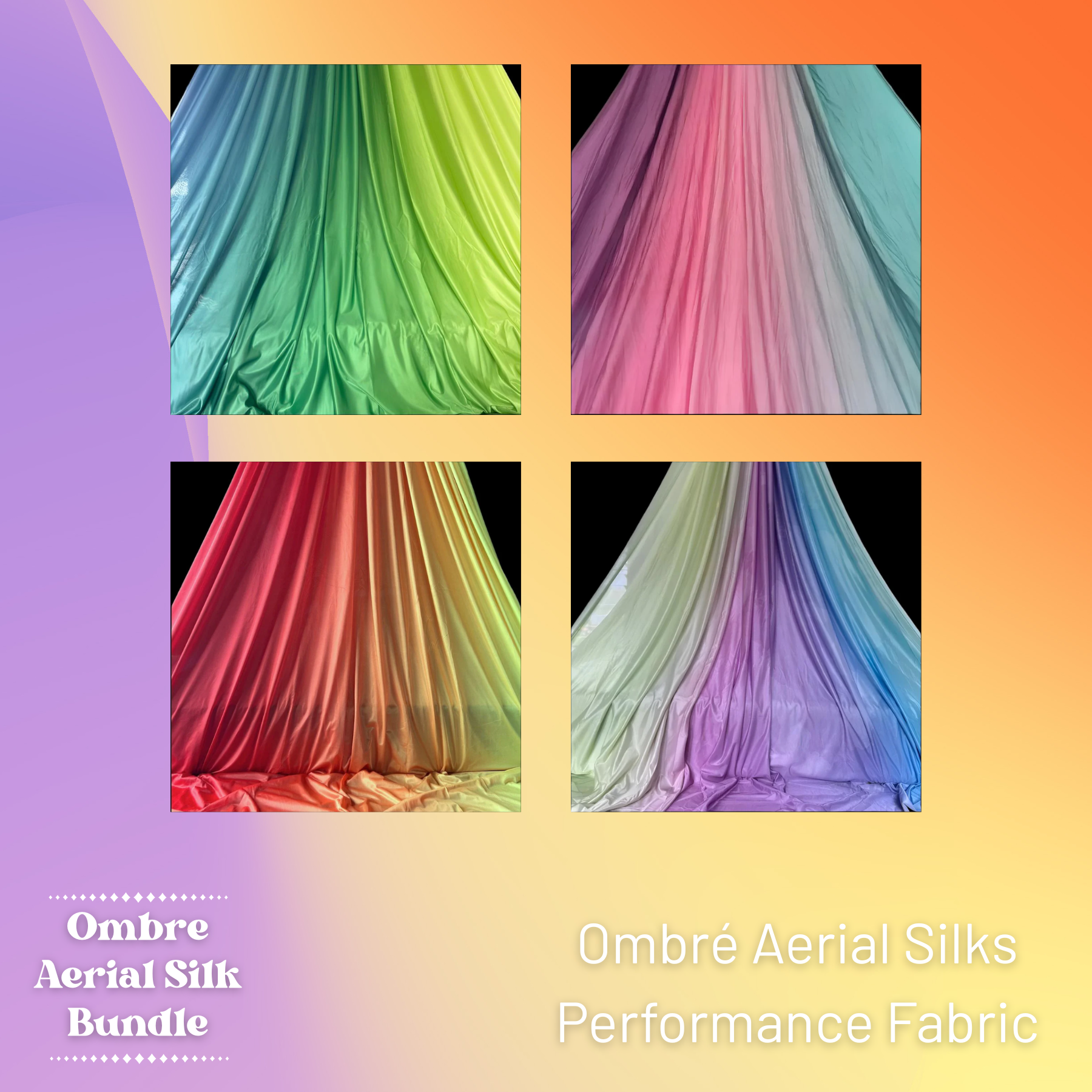 Ombre Aerial Silk Bundle