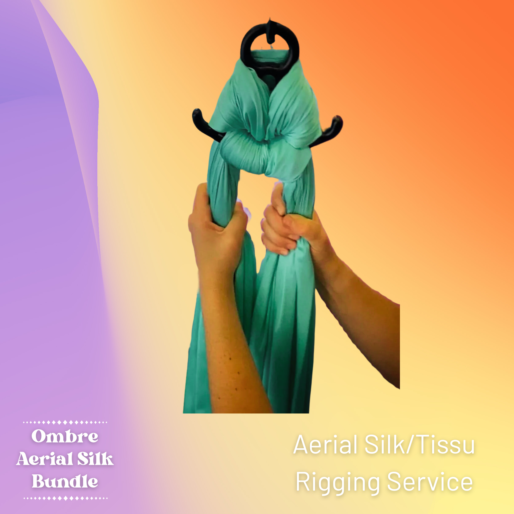 Ombre Aerial Silk Bundle