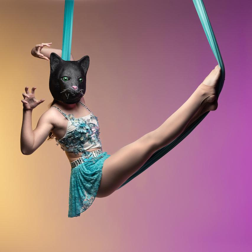 Aerial Yoga Fabric Blue - Aerial Nonsense