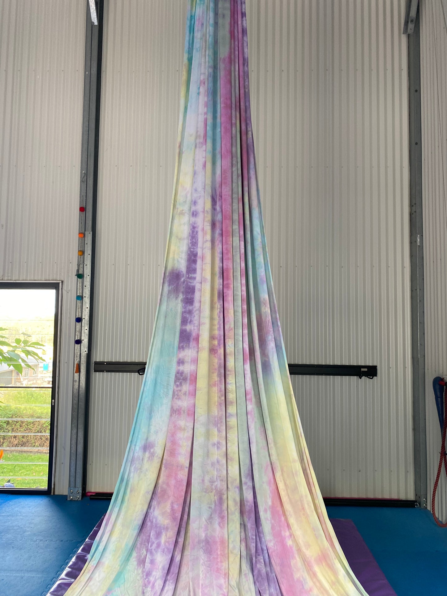 Tie Dye Aerial Fabric - Low Stretch