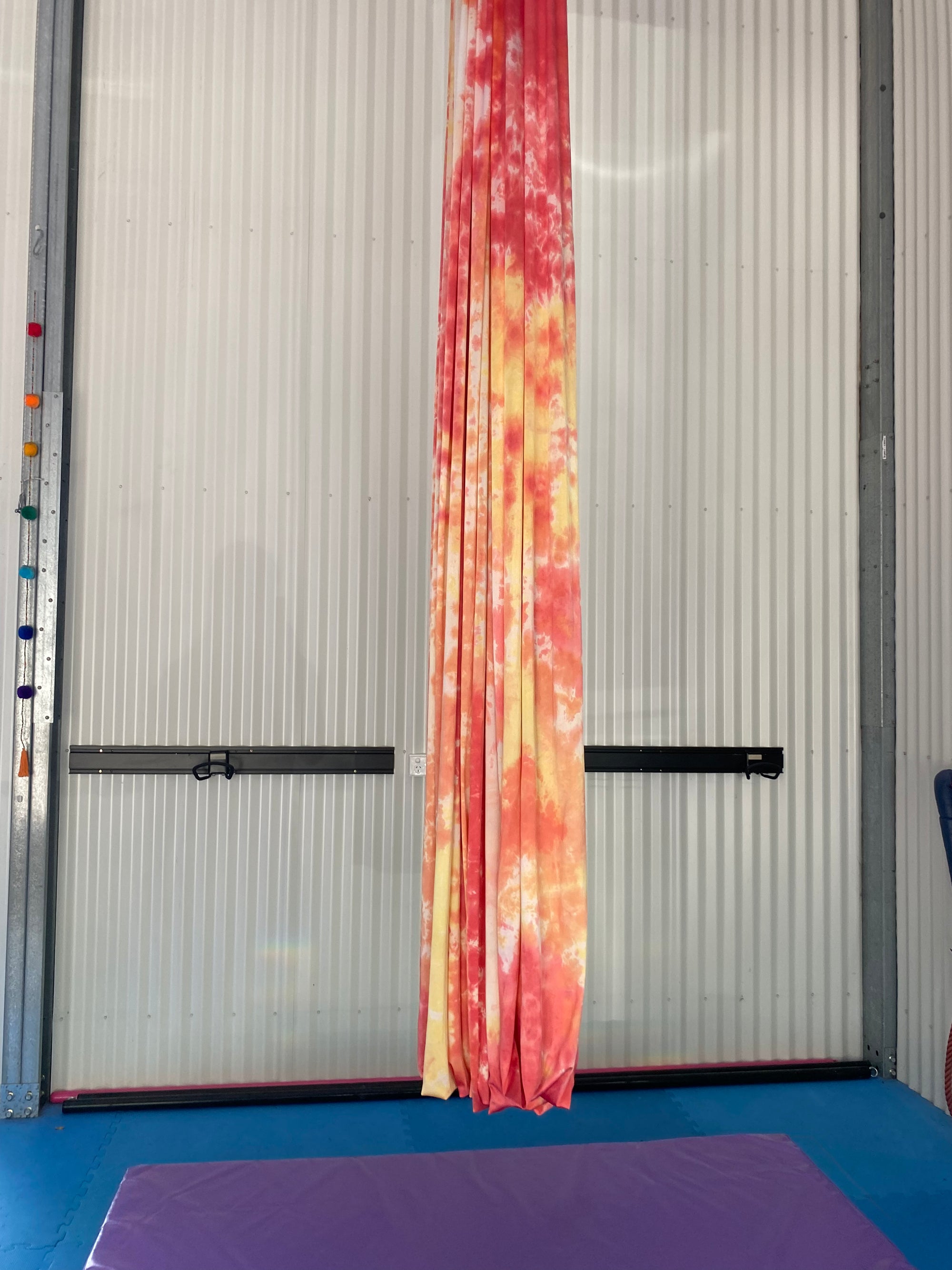 Tie Dye Aerial Silk Fabric - Low Stretch