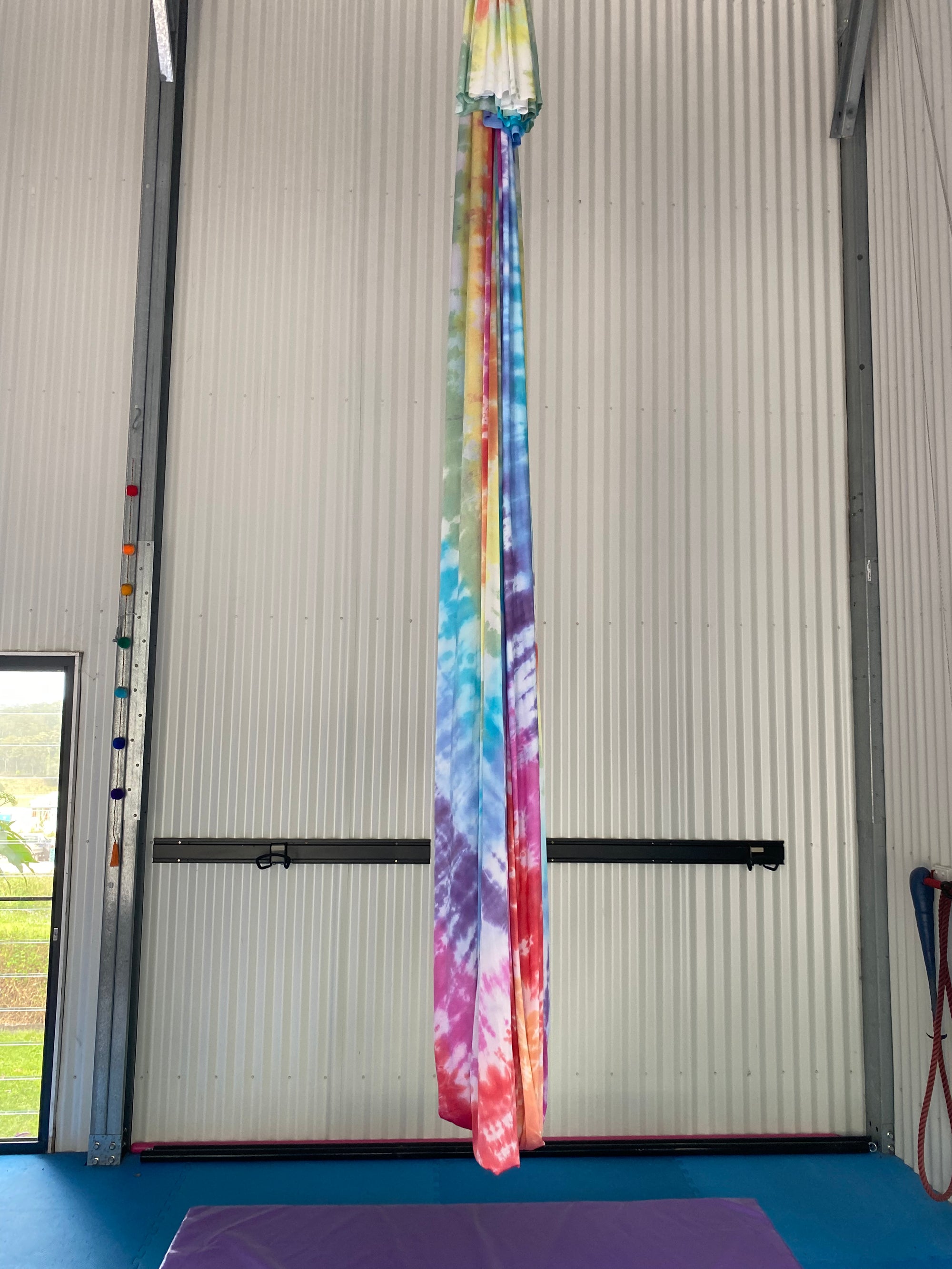 Tie Dye Aerial Silk Fabric - Low Stretch