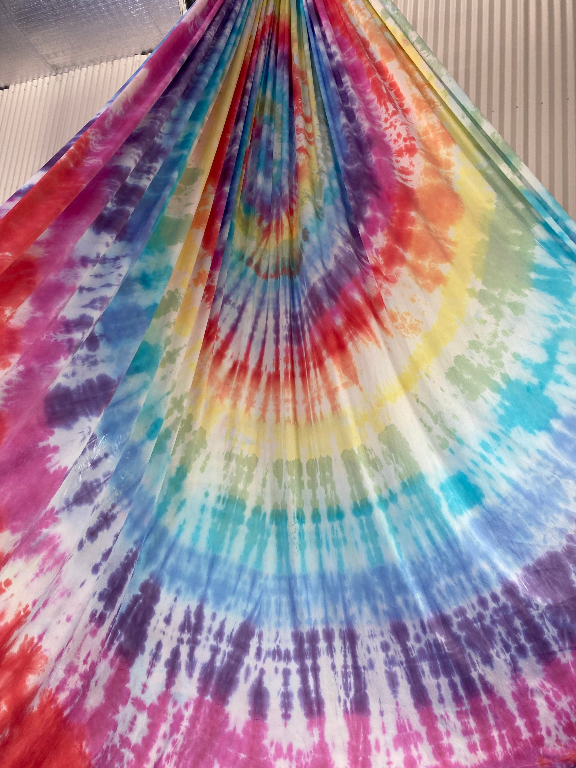 Tie Dye Aerial Fabric - Low Stretch