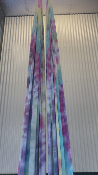 Tie Dye Aerial Fabric - Low Stretch