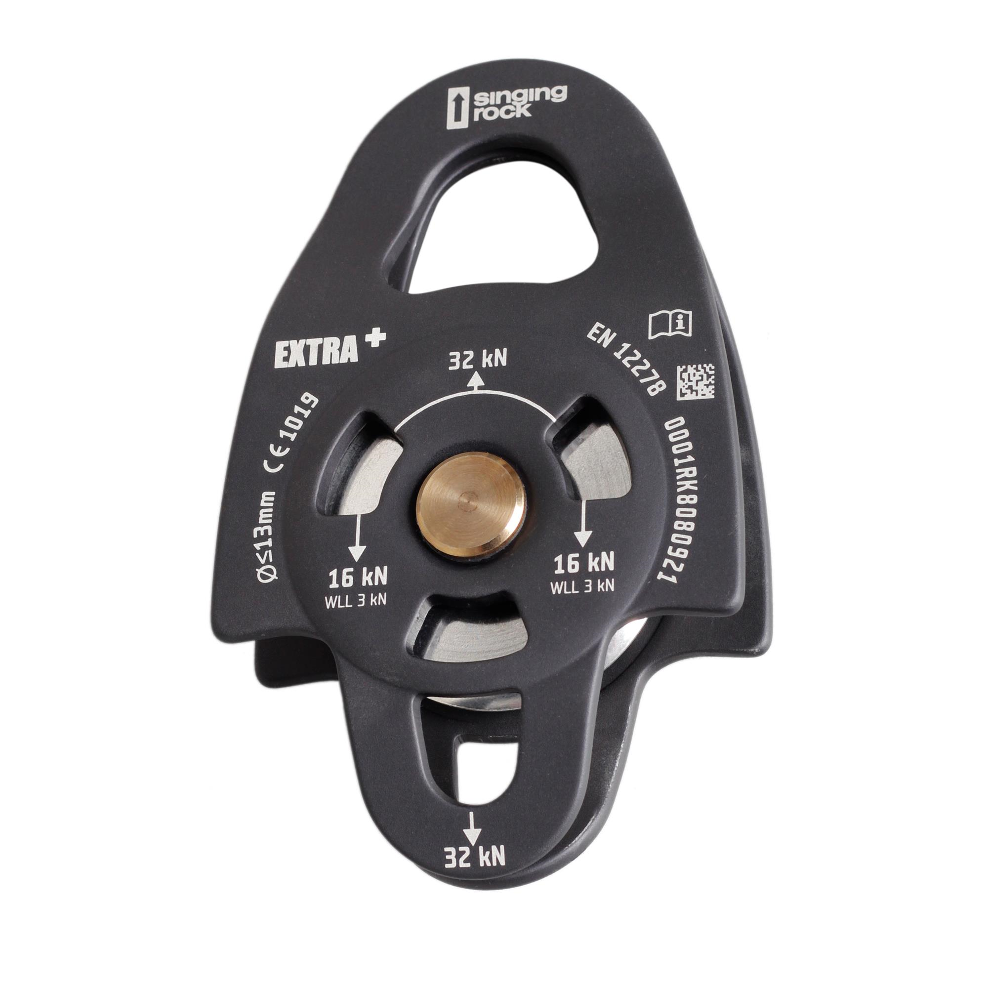 Aerial Rigging Single Pulley Plus- Black