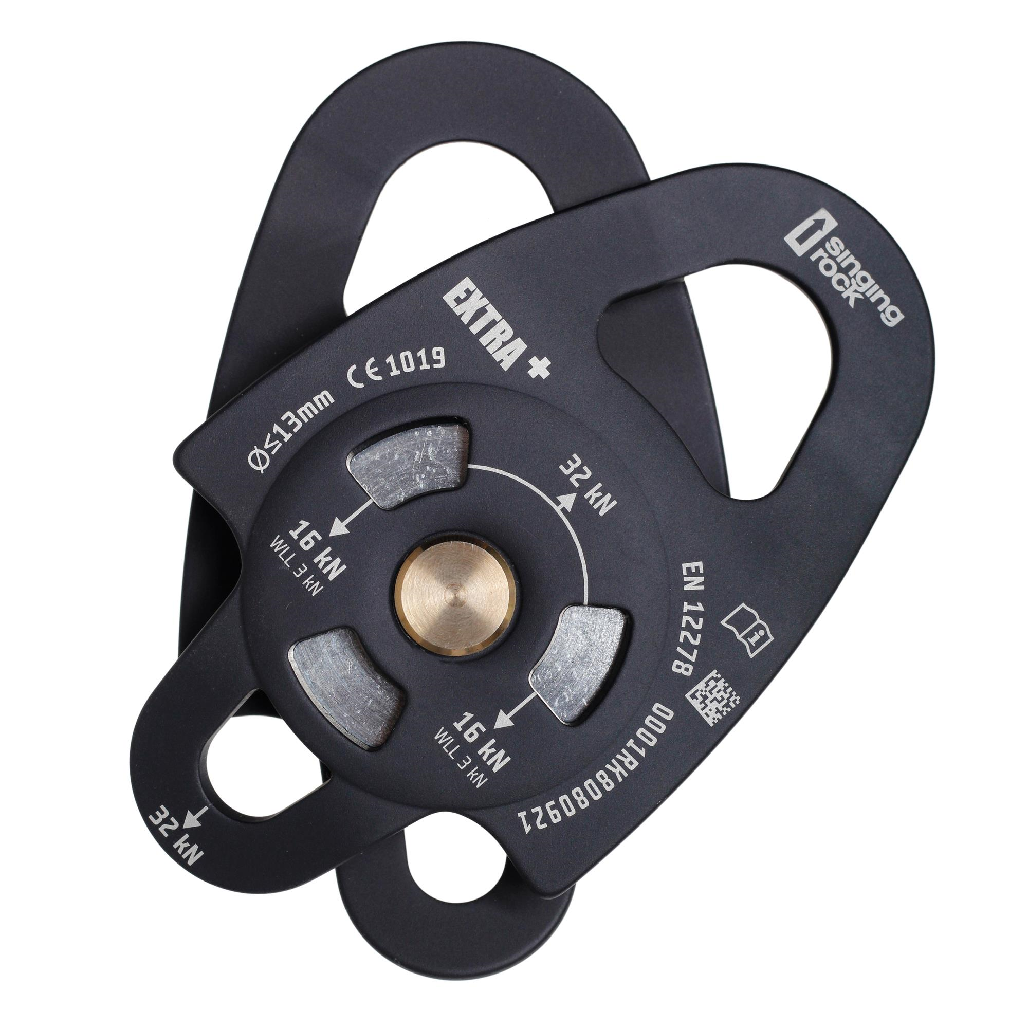 Aerial Rigging Single Pulley Plus- Black