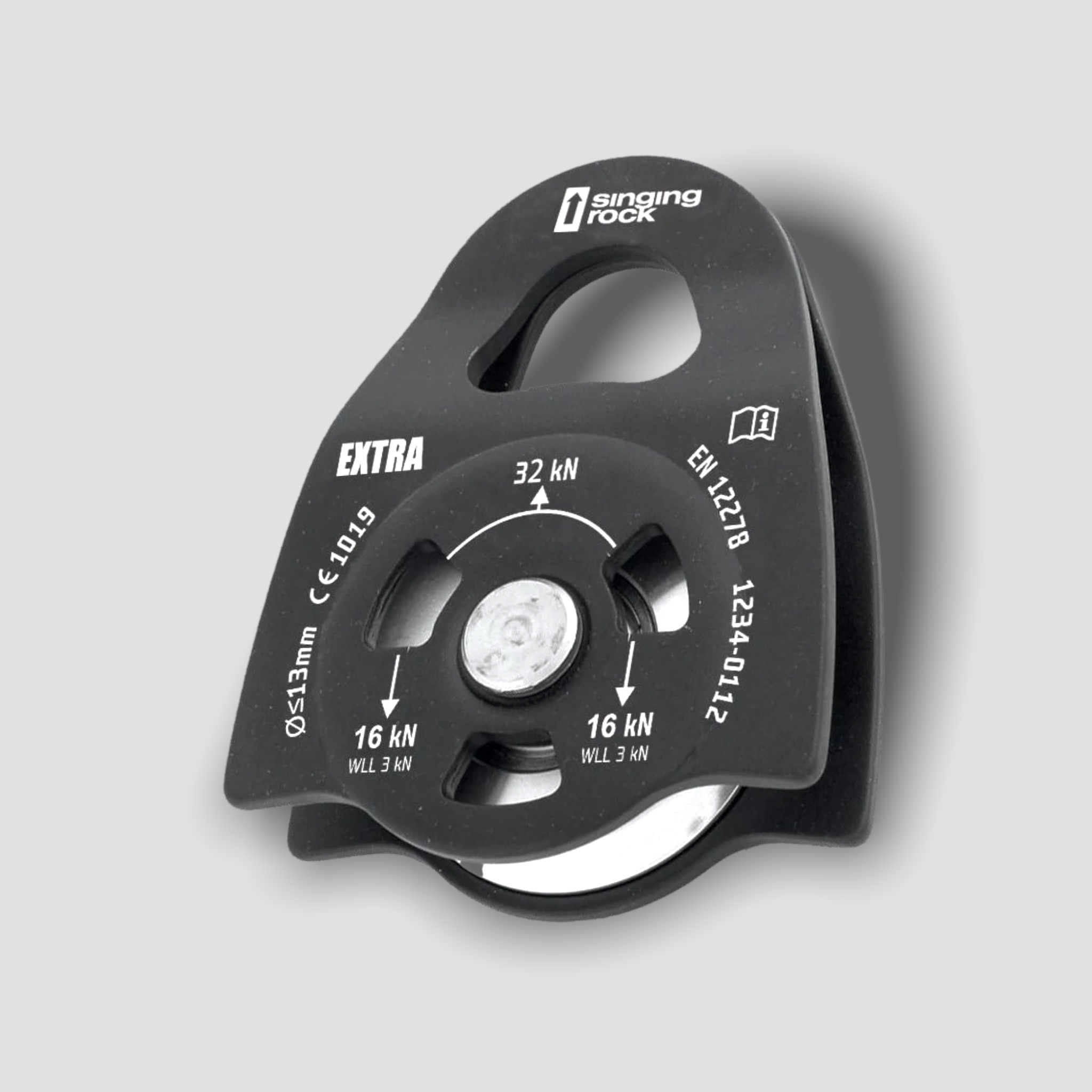 Aerial Rigging Single Pulley - Black
